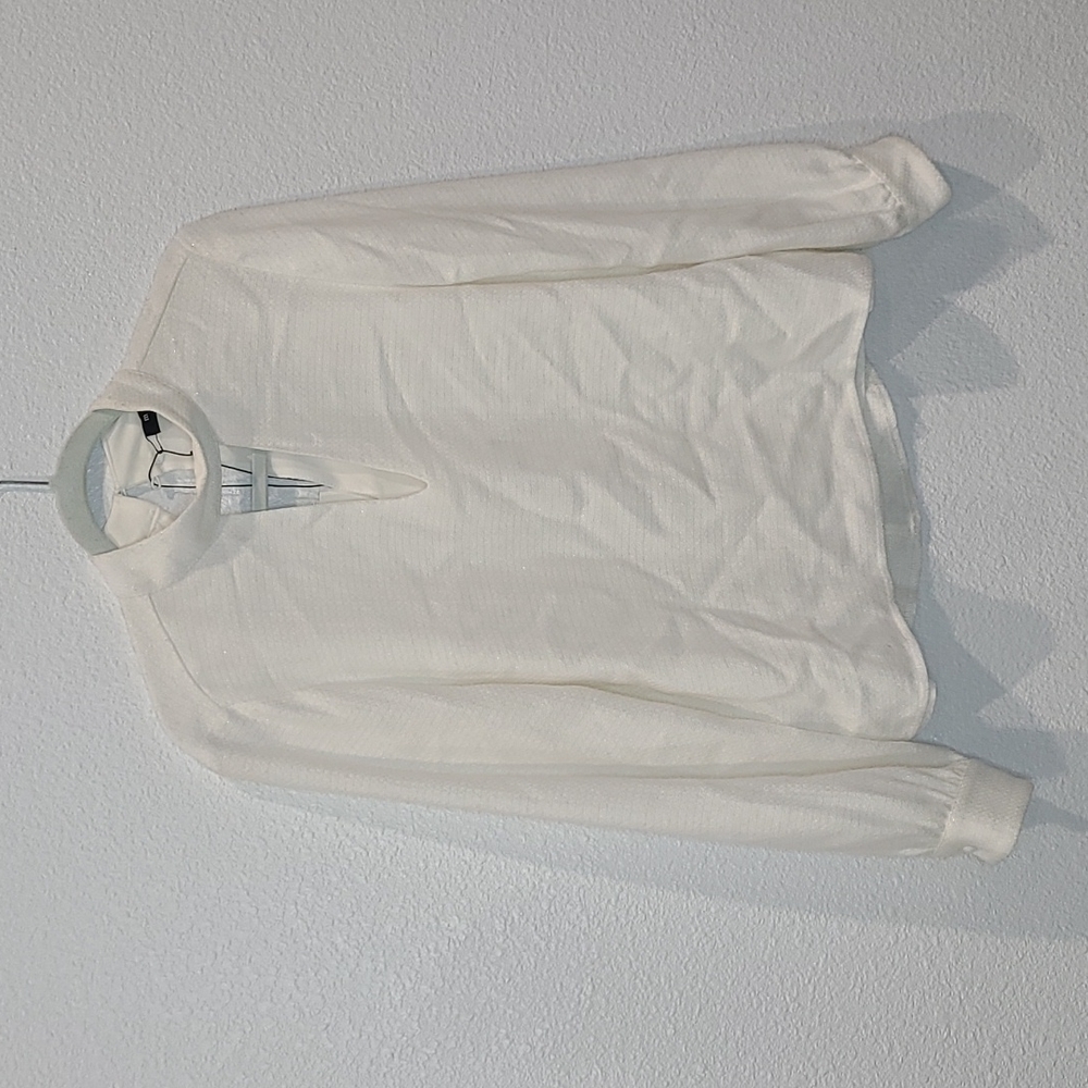 NWT Maven West off white blouse large